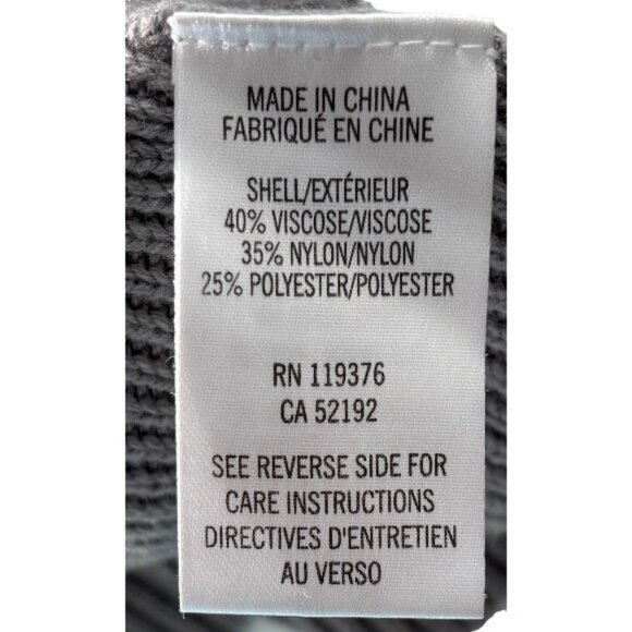 Helmut Lang grey high low hem knit long sleeve pullover sweater size P - Picture 5 of 6